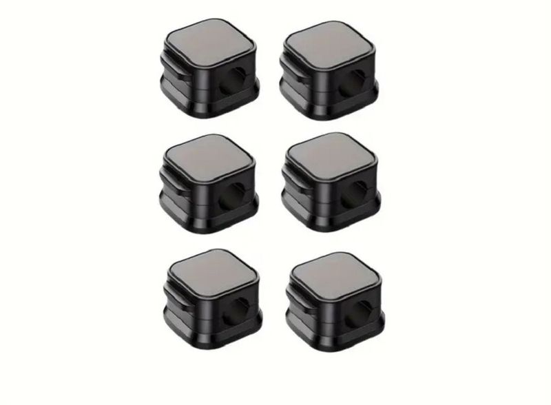 6-Piece Silicone Magnetic Cable Organizer Clips