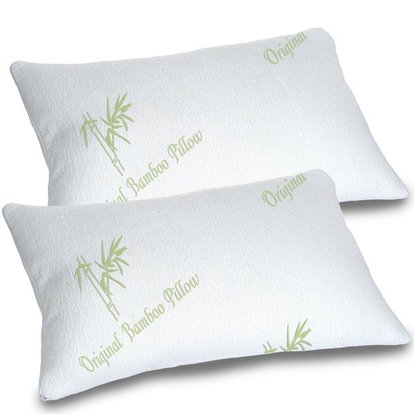 Bamboo Pillows - Set of Two