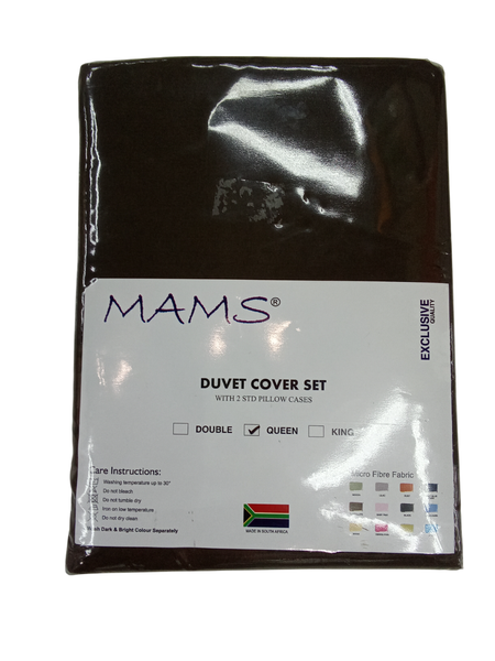 Duvet Cover Set - Queen Size Maroon 230X235