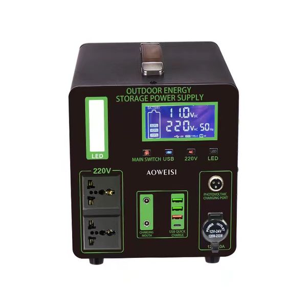 500k Sine Wave 700WH Portable Power Station Battery