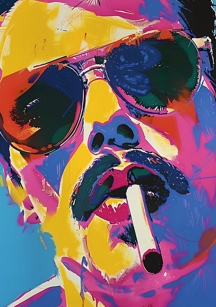 Wall Art Canvas - Popart Smokes
