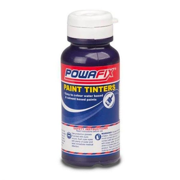 Bulk Pack 6 x Powafix Paint Tinters Violet 50Ml