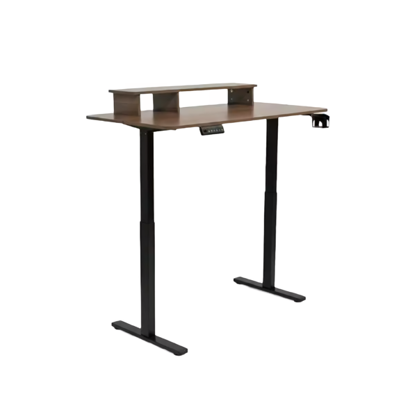 NEXOHOGARHeight Adjustable Desk Walnut Fine Living