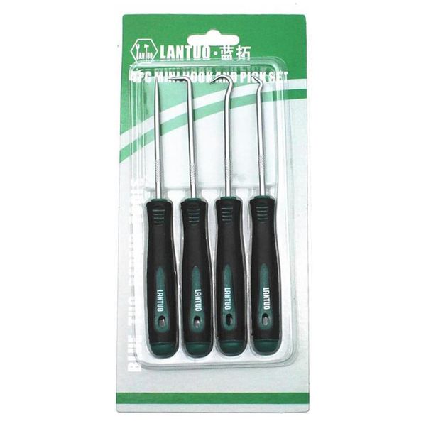 Automotive DIY Multifunctional 4pc Oil Seal Pick Hook Screwdrivers (14cm)