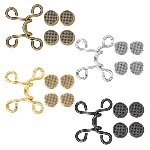 Fashion Denim Pants Waist Slimming and Extending Clasp Clips Set of 4