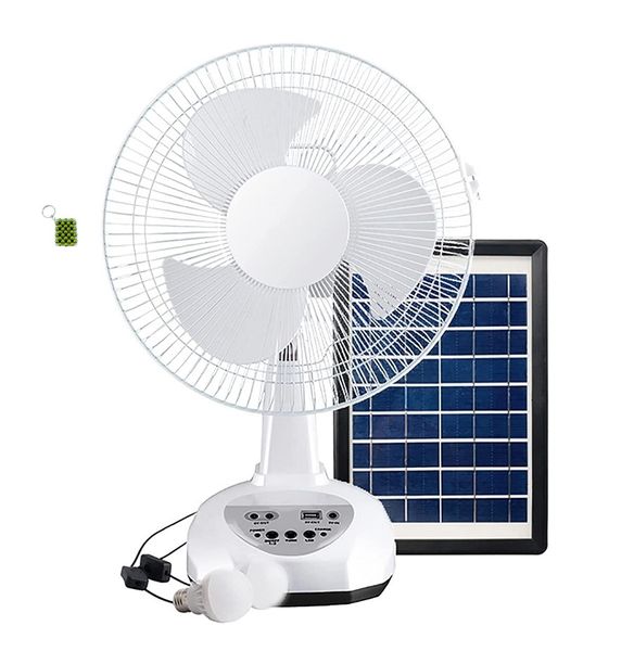 Solar Powered Fan + Key Holder