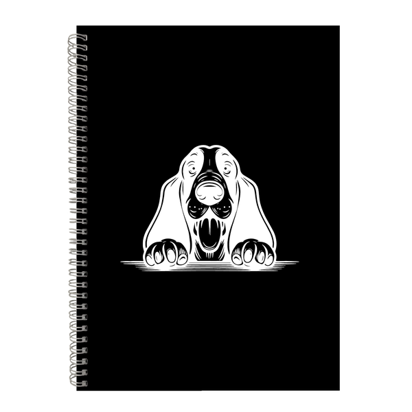 Basset Hound Dogs Gift Idea Writing Book Notepad Notebook A4 503