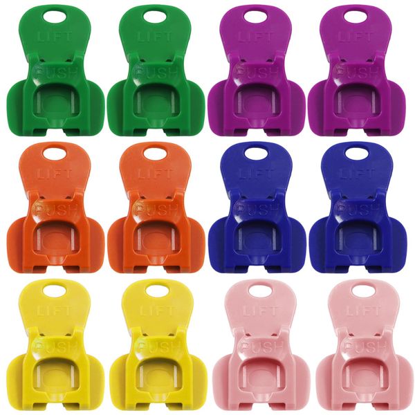 12 Pack Can Tab Opener &amp; Drink Cover, Reusable Can Opener for Soda