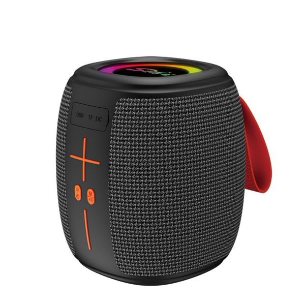 Portable Speaker, Bluetooth 5.0, Mini Subwoofer Speaker with Diaphragm RGB