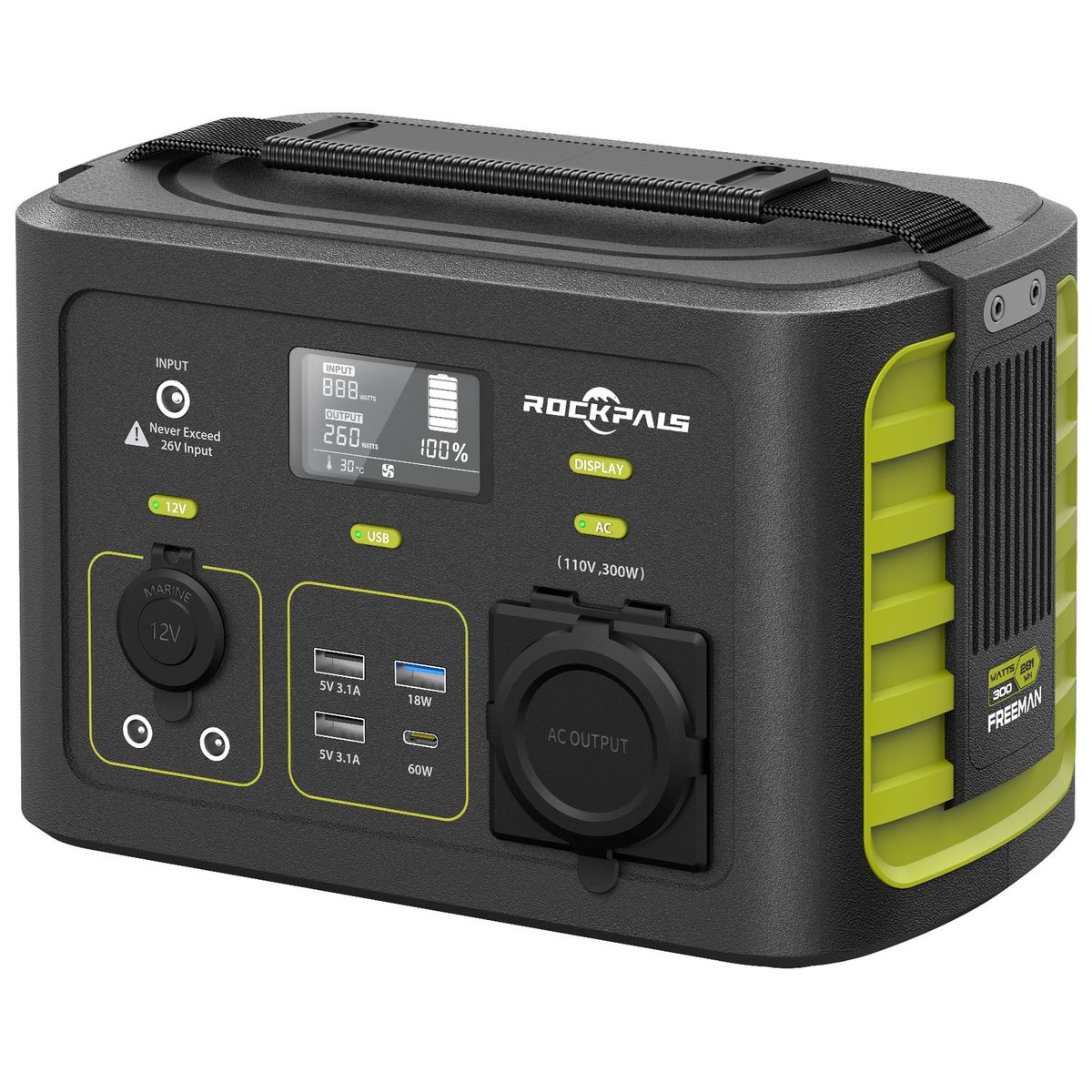 Magneto 300W (346Wh) Portable Power Backup Station with LCD Display, Shop  Today. Get it Tomorrow!