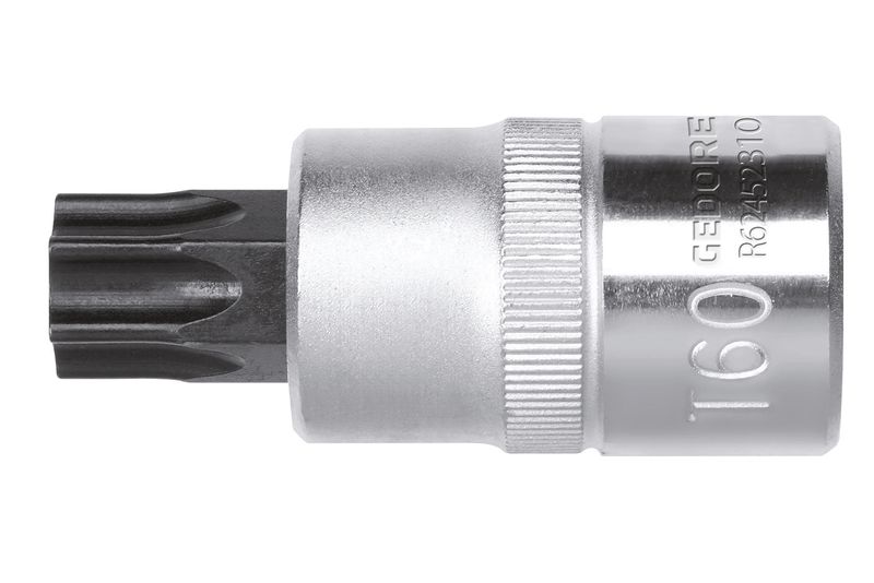 Gedore Red Socket Driverbit1/2 Inch Torx t27 Long 55mm
