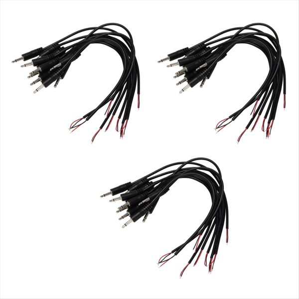 10Pcs Male Plug To Bare End Ts 2 Pole Mono 1/8Inch 3 5Mm Jack Cable