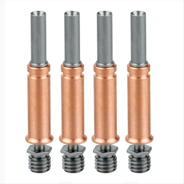 4 Pcs Bimetal Heatbreak Upgrade Throat for Anycubic Compatible with None
