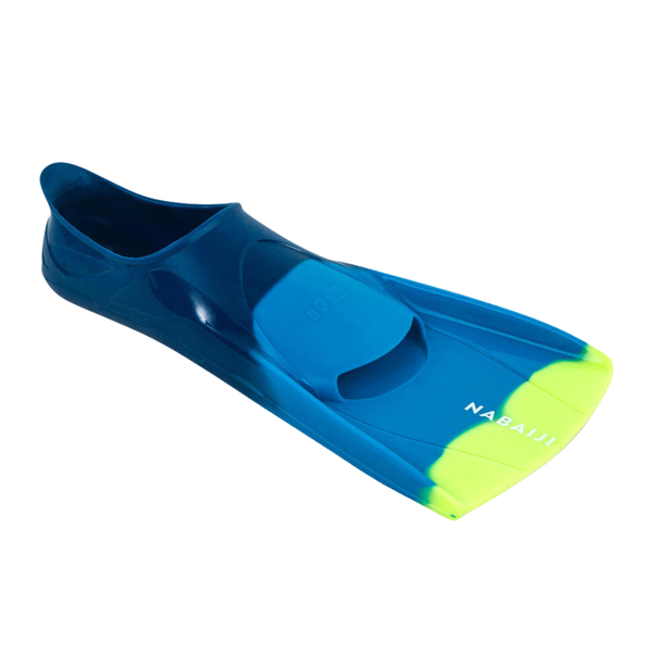 Nabaiji Silifins 500 Short Swimming Fins - 3 Colours Navy Blue/ Blue/Yellow