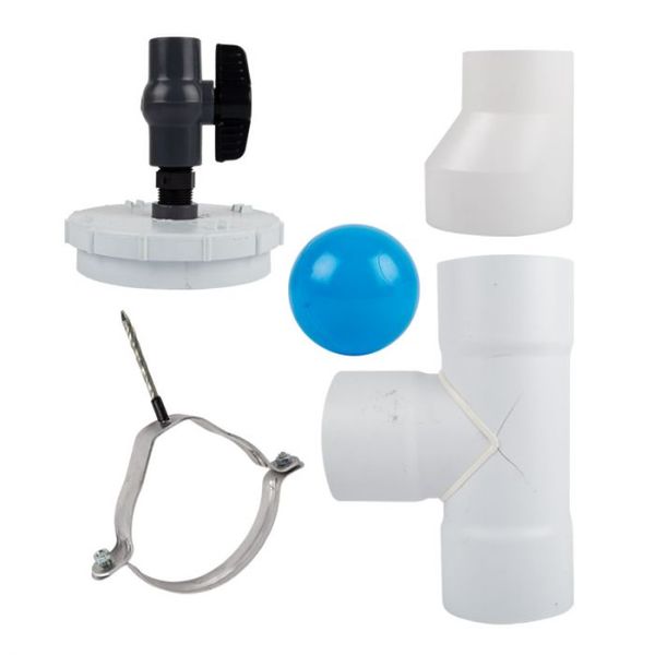 Pvc Gutter - First Flush - DIY Kit - 2 Pack