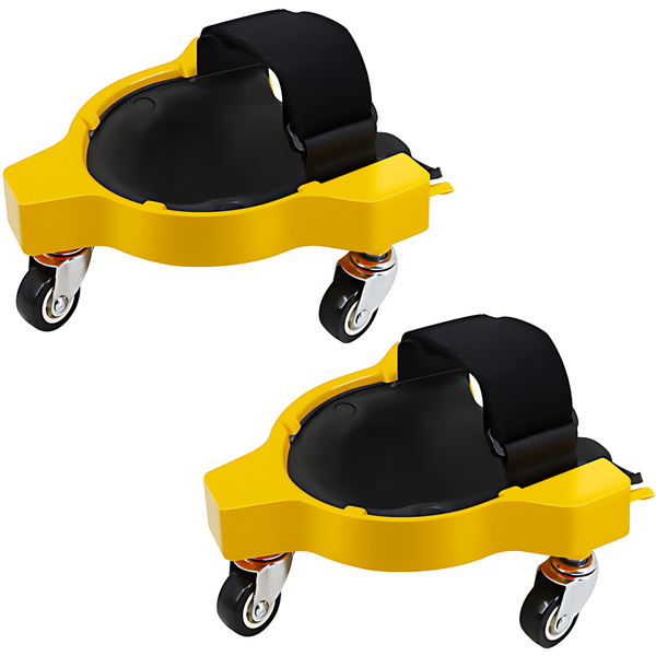 Rolling Knee Pads Knee Creeper Tool Tray Knee Pads - A Pair