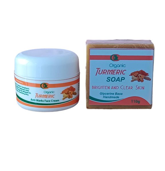 AK Turmeric Anti Marks - Brightening Cream And Soap Combo