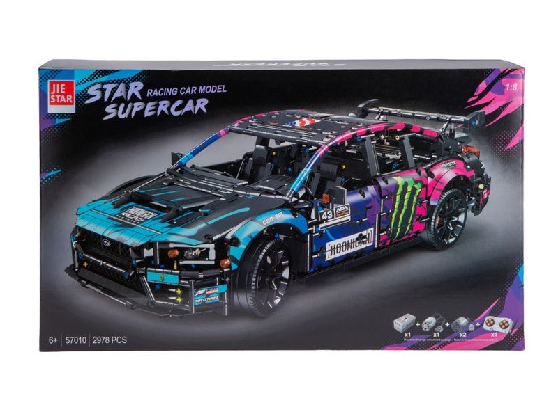 Jie Star 1/8 Rally Supercar (2978pcs) - 52cm Long