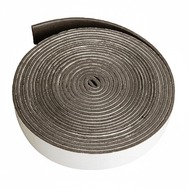 Black Silicone Weather Strip 10mm x 20mm x 5m for Doors &amp; Windows