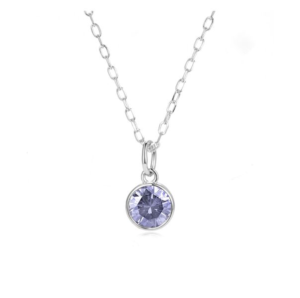Crystalize 925 Silver June Birthstone Necklace with Swarovski Crystal