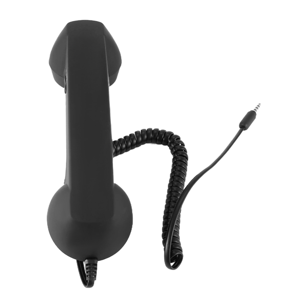 Telephone Handset Receiver MIC for Cellphone, 3.5 mm Socket (Black)