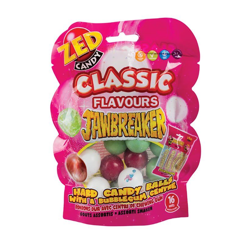 Jawbreaker - Sweets - Hard Candy - Bubblegum Centre - 132g - 6 Pack ...