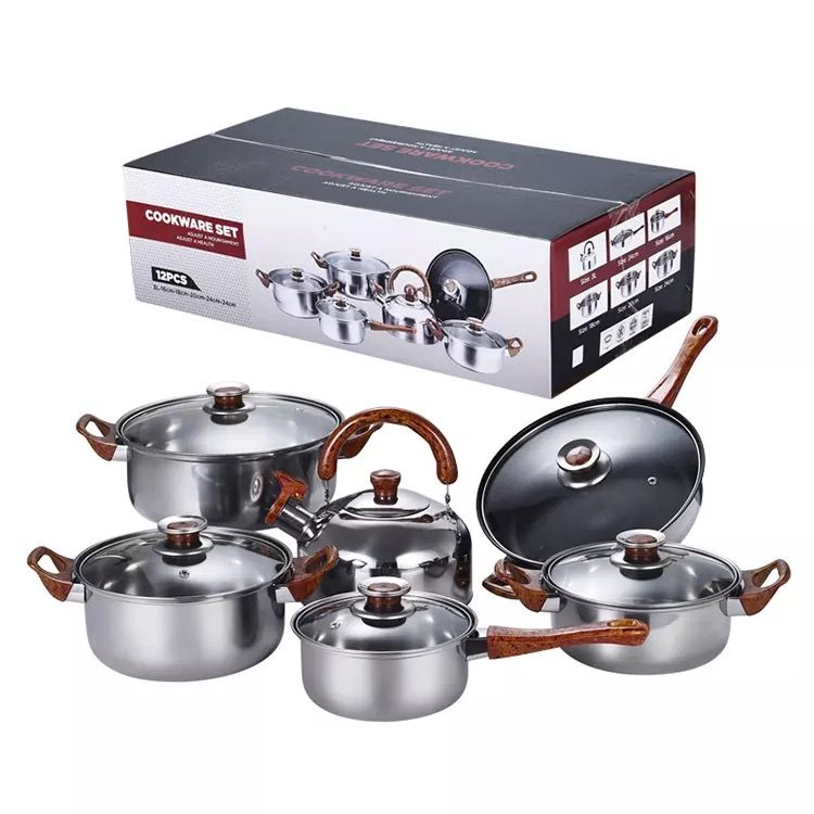 12 Piece Non Stick Cooking Utensil Pots Sets Shop Today. Get it