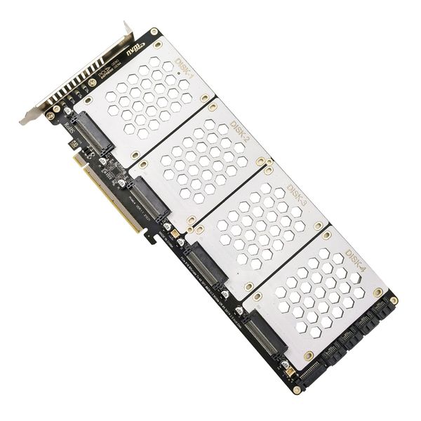Ph46-4 4-Disk Sff8639 U 2 Nvme &amp; Sata 2.5-Inch Hard