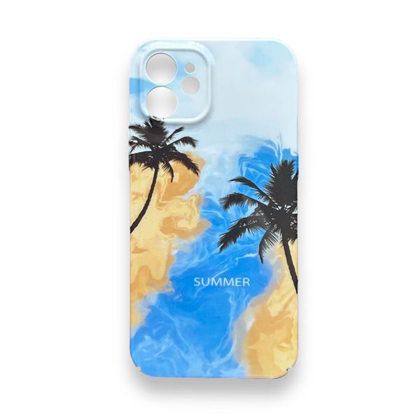Summer Vibes Coconut Tree Hard Case For iPhone 12