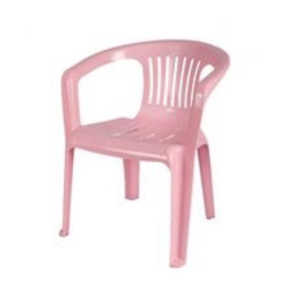 Children Plastic Garden Play Chair - Pink