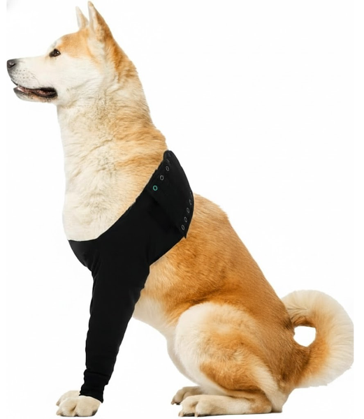 Dog Leg Sleeve Left Front Leg Dog Recovery Sleeve Elbow Protector For Wound