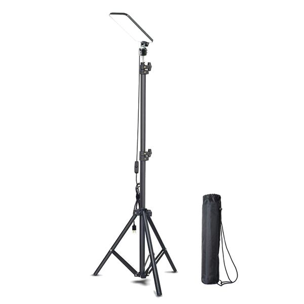 Adjustable tripod LED camping light, waterproof outdoor tent folding light