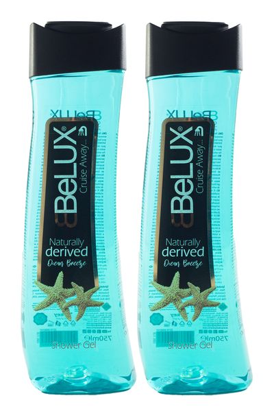 Shower Gel Ocean Breeze Belux 750ml - 2 Pack