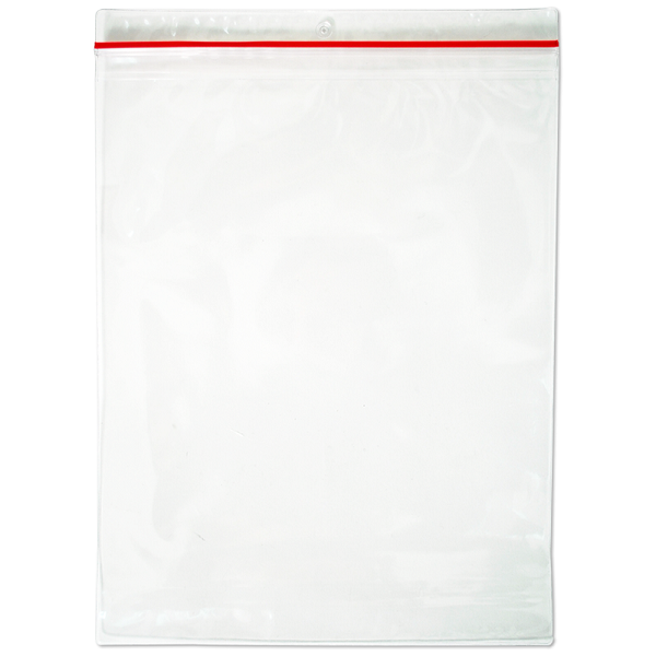 2 Packs Of 100, 250mm x 360mm Plastic Zip Lock Bags
