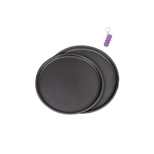 Black Round Plastic Tray And A Keyholder