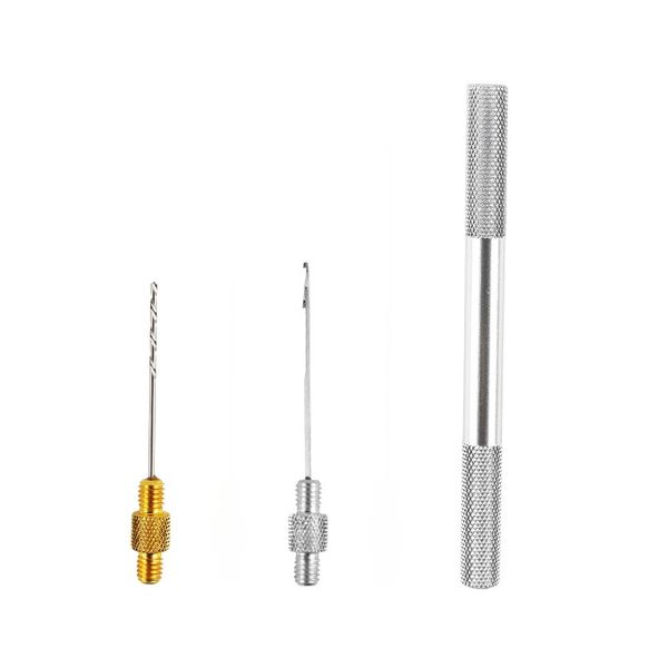 Aluminum Baiting Tool Kit Drill And Needle Combo Set Stainless Steel