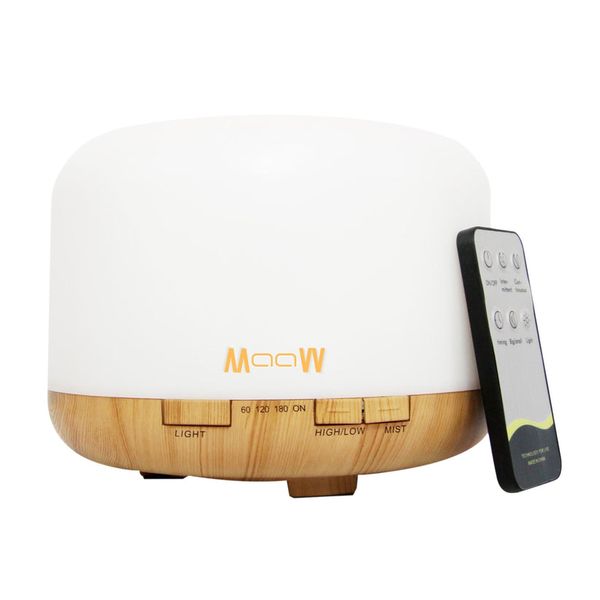 MAAW - 600ml 9 LED - Ultrasonic Aroma Diffuser - Remote Control