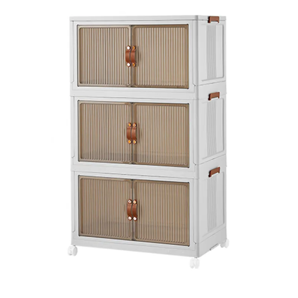 Folding storage rack, desktop toy snack and clothing storage cabinet