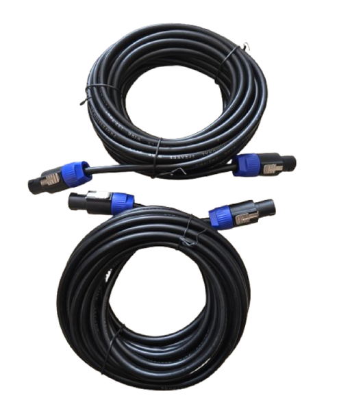 M+ 2 pack Speakon Speakon cables 10m