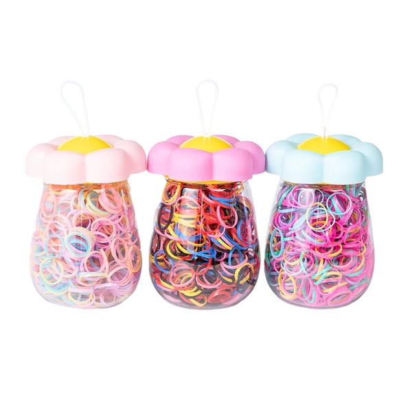Disposable Children's Rubber Band Sunflower Can Colored Headband -3 Piece