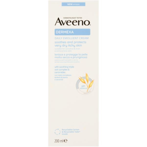 Aveeno Dermexa Emollient Daily Cream 200ml