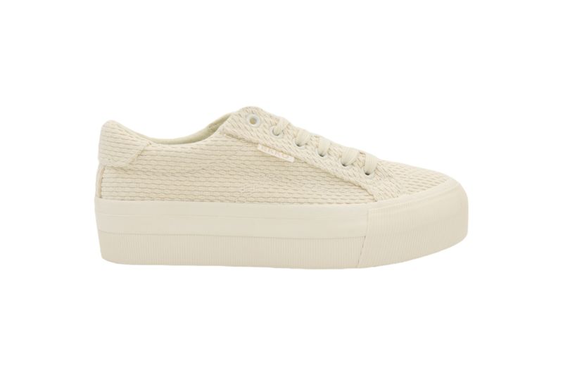 EKKO Women Fashion Blue Denim Platform Sneakers