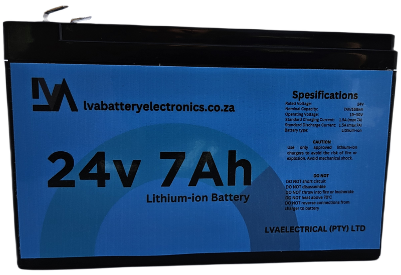 Replacement 24v 7Ah Lithium-Ion Battery Garage door motor