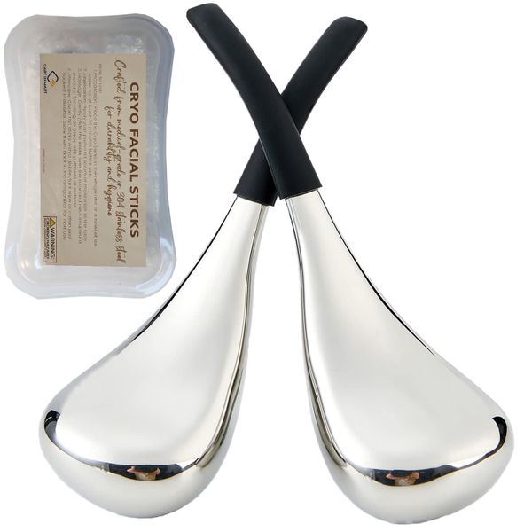 Ice Globes Facial Skin Care Tools Stainless Steel Cryo Sticks for Face Eyes