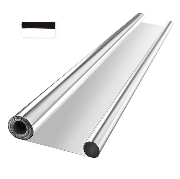 1.1 x 3m - One Way Window Film Reflective Window Film Window Tint - Silver