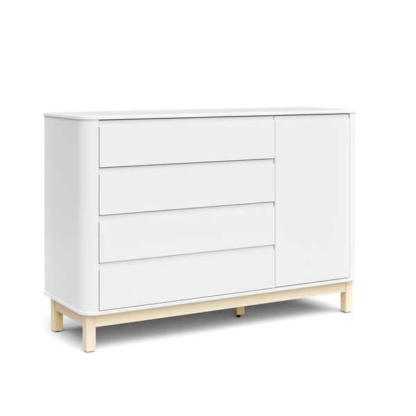 George &amp; Mason Baby - Flow 4 Drawer &amp; 1 Door Chest of Drawers