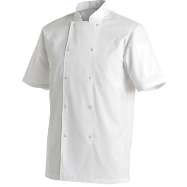 Chefs Uniform Jacket Laundry Coat Short - Large