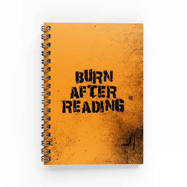 Burn After Reading Notebook