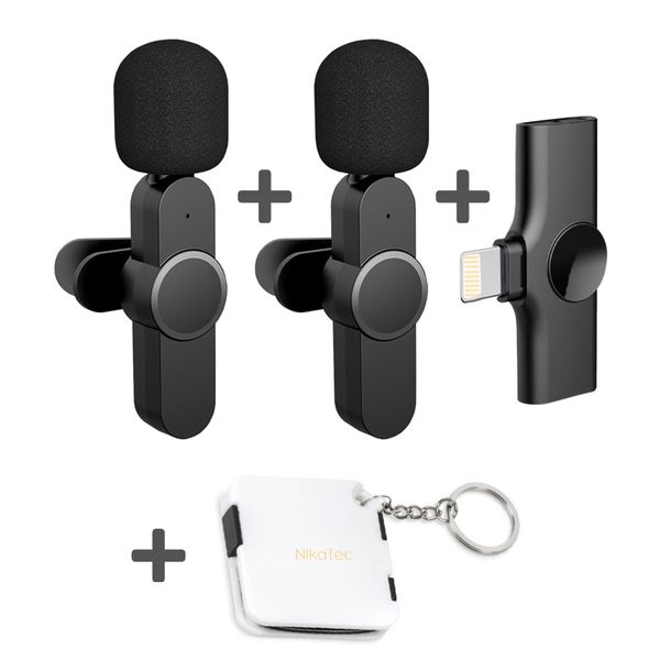 Wireless Microphone compatible with iPhone