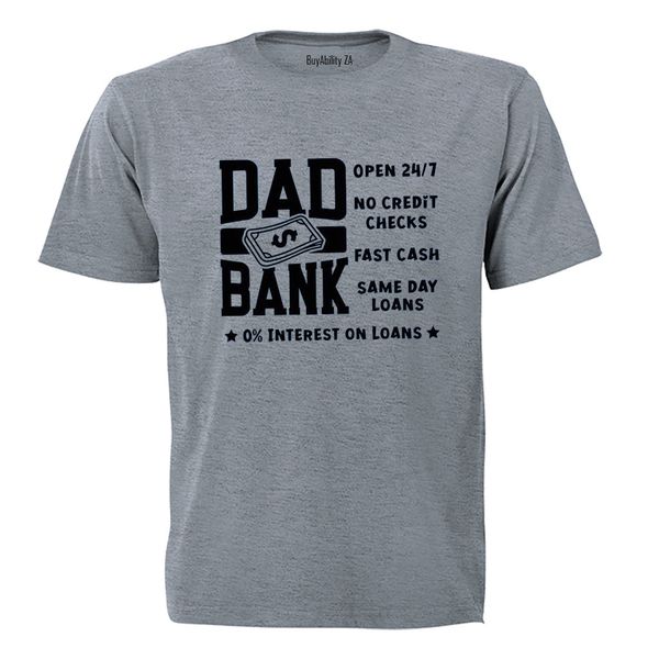 Dad Bank - Adults - T-Shirt